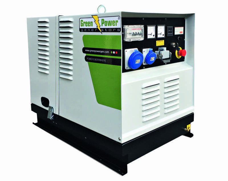 Silenced 3000 rpm generators